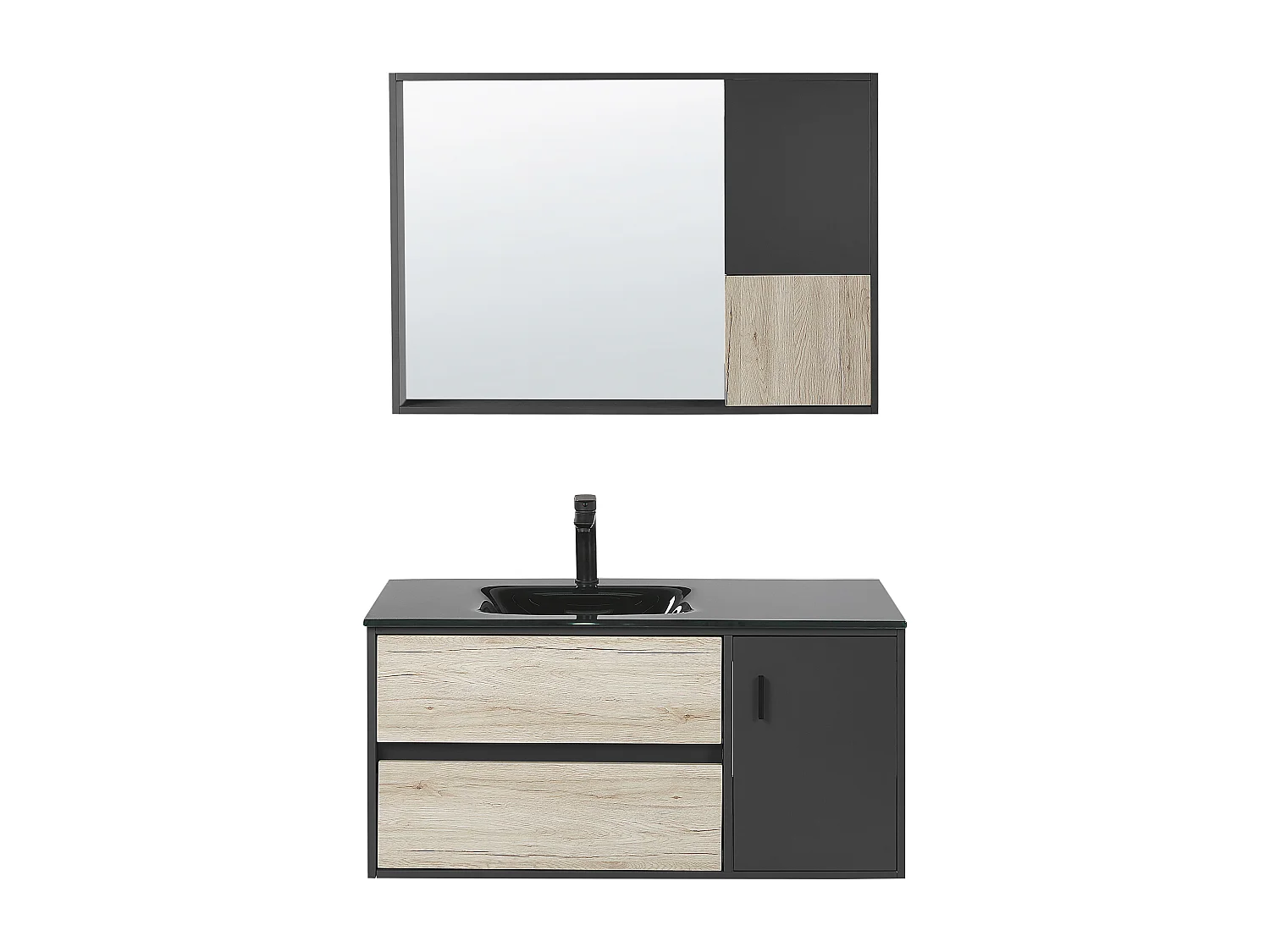 Ensemble de meubles de salle de bain TERUEL Noir