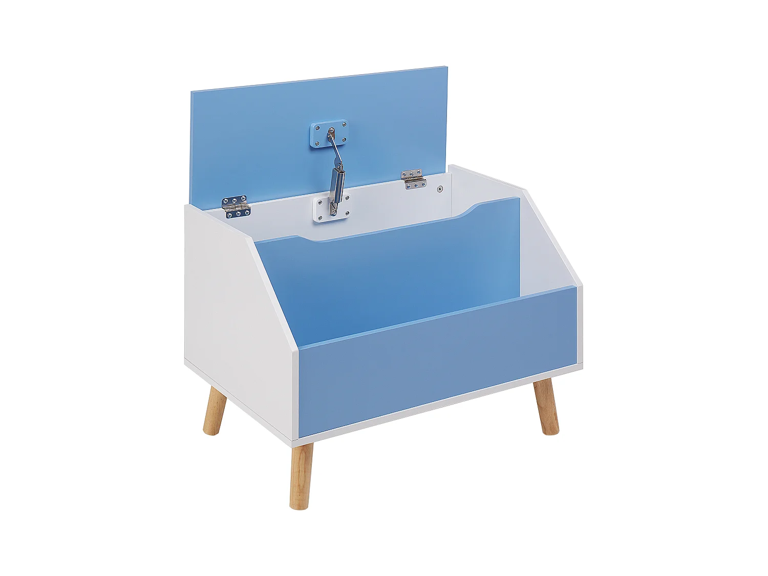 Aufbewahrungskiste blau 43 x 60 cm Spielzeugkiste für Kinderzimmer Casper
