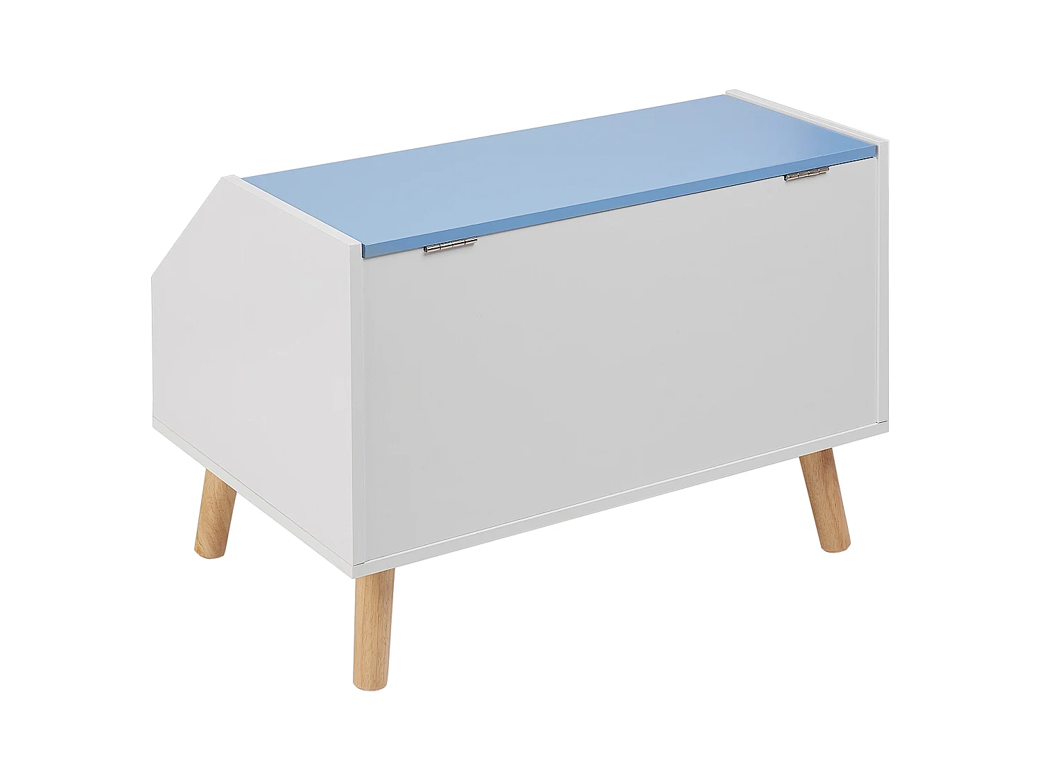 Aufbewahrungskiste blau 43 x 60 cm Spielzeugkiste für Kinderzimmer Casper