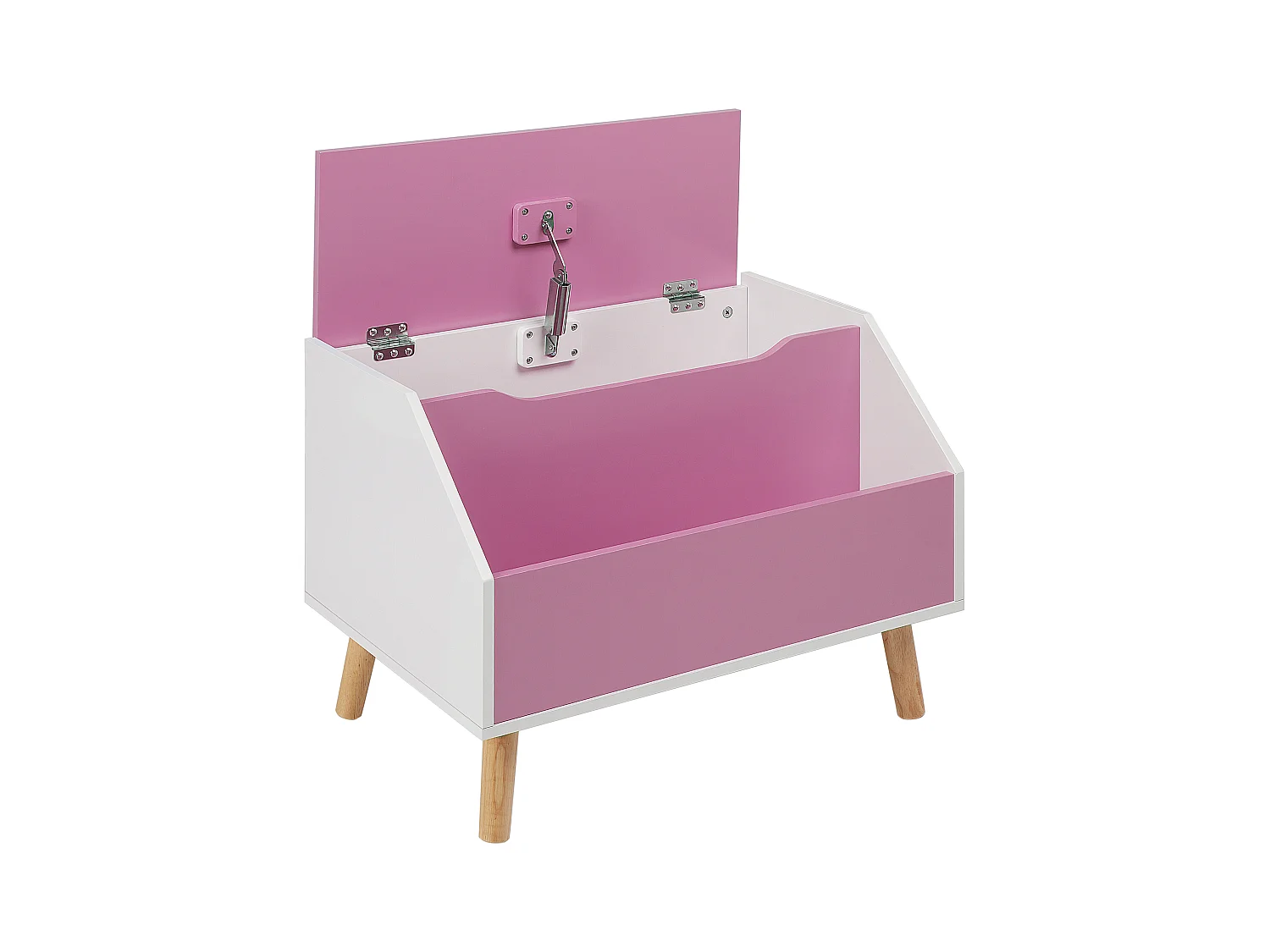Aufbewahrungskiste rosa 43 x 60 cm Spielzeugkiste für Kinderzimmer Casper