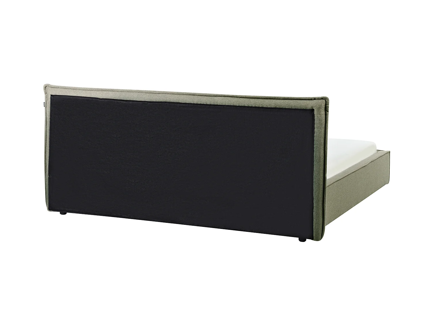 Lit avec sommier Lin synthétique LESTRE 180 x 200 cm Vert