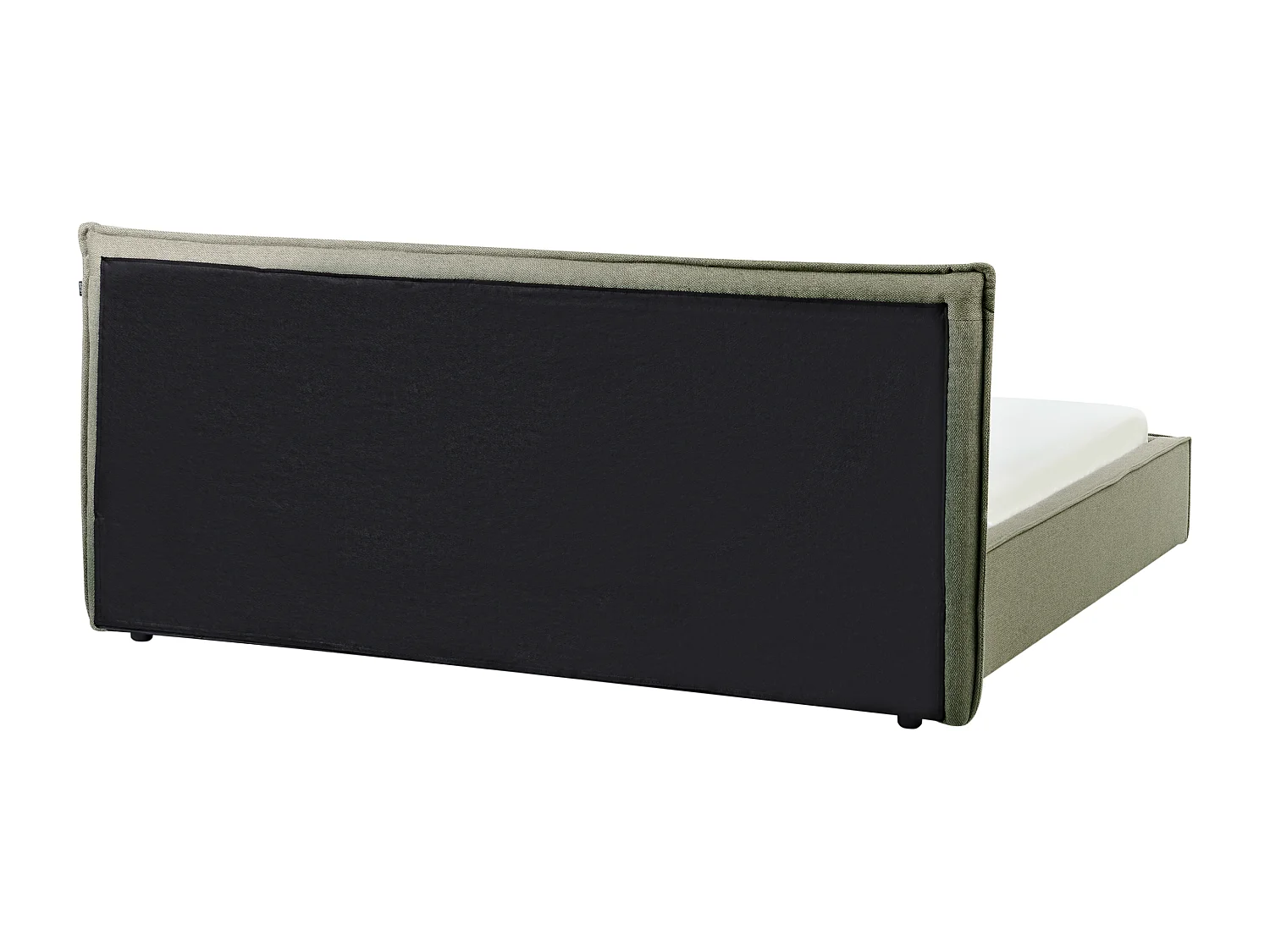 Lit avec sommier Lin synthétique LESTRE 180 x 200 cm Vert