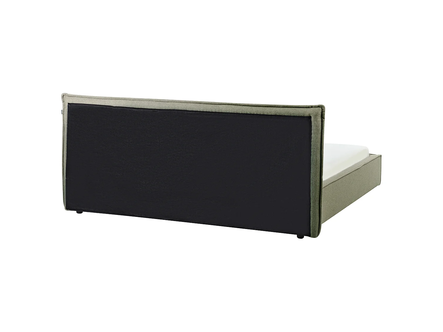 Lit avec sommier Lin synthétique LESTRE 180 x 200 cm Vert