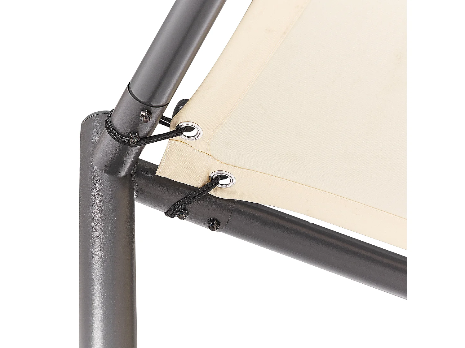 Tonnelle de jardin VIMINO Métal 282 cm 294 cm Beige