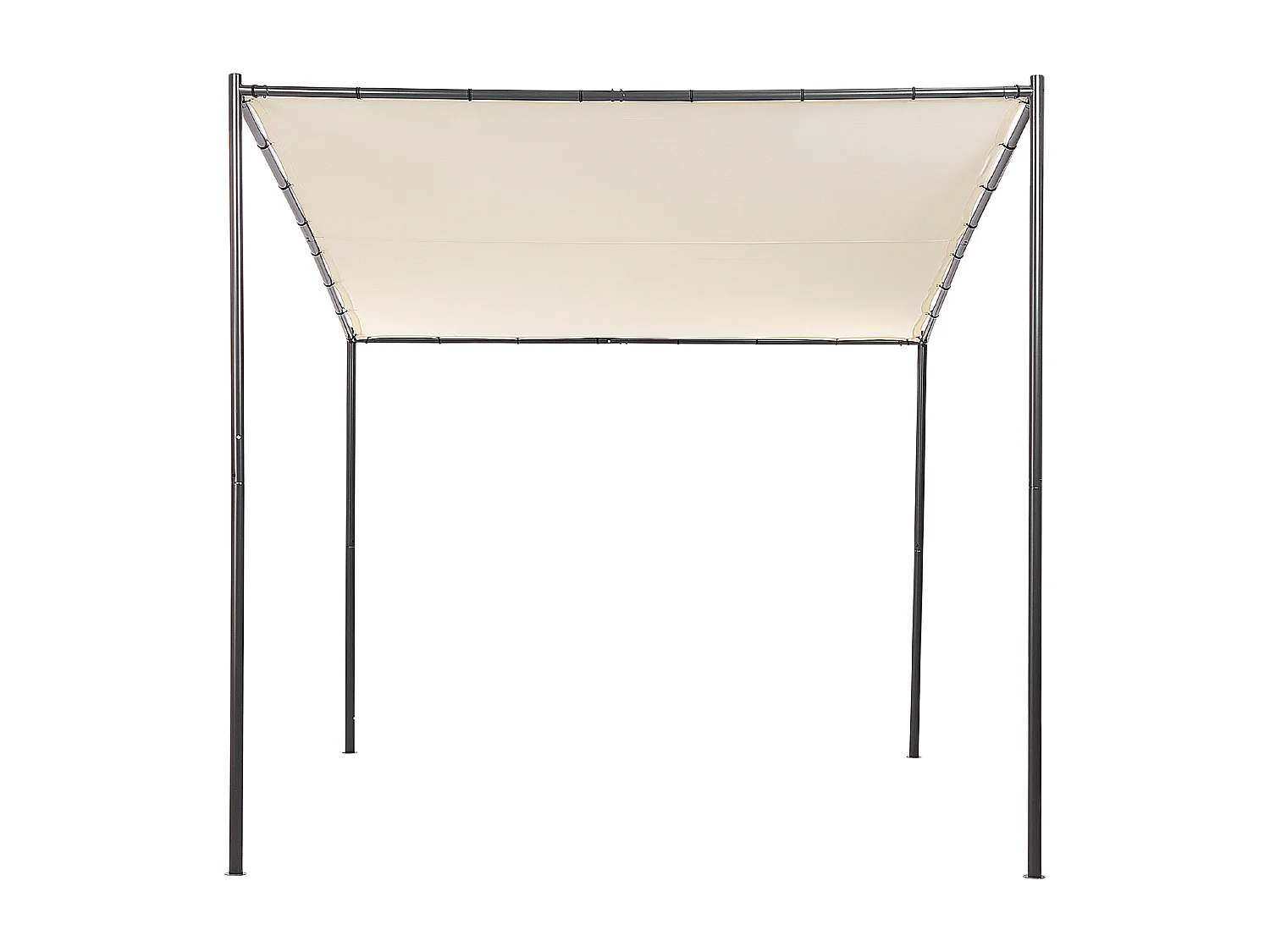 Tonnelle de jardin VIMINO Métal 282 cm 294 cm Beige