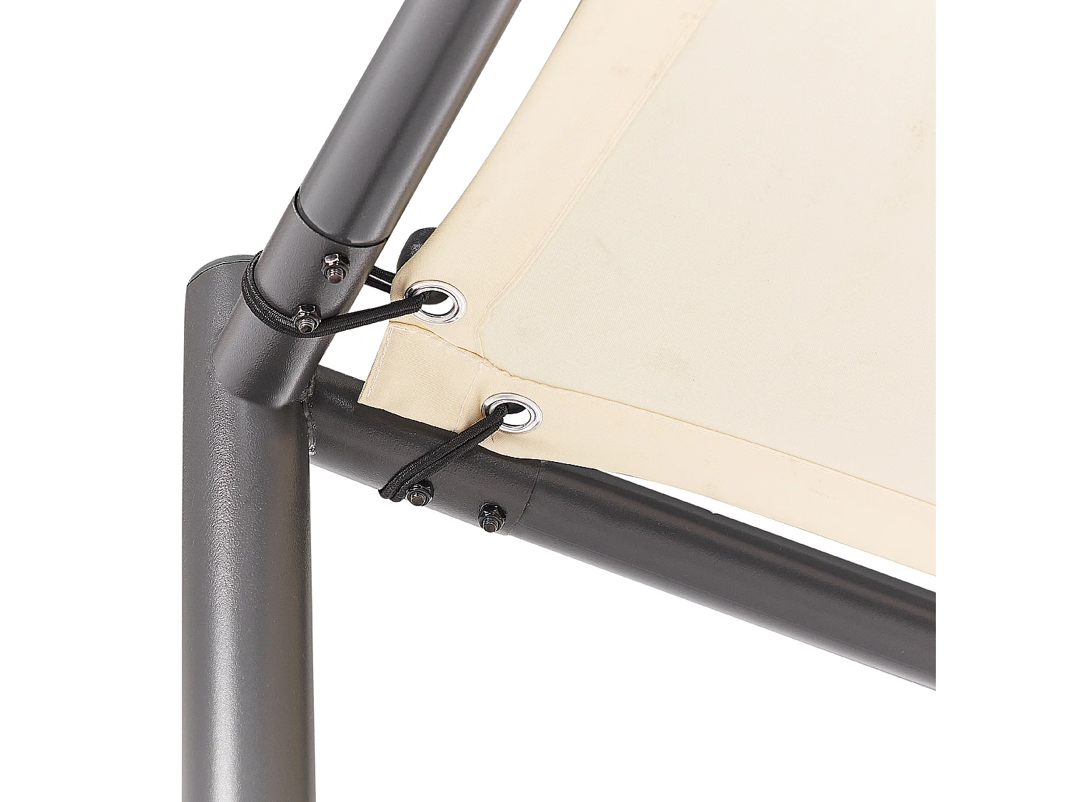 Tonnelle de jardin VIMINO Métal 282 cm 294 cm Beige