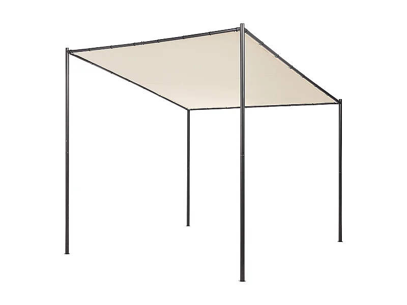 Pergola beige 282 x 294 cm VIMINO