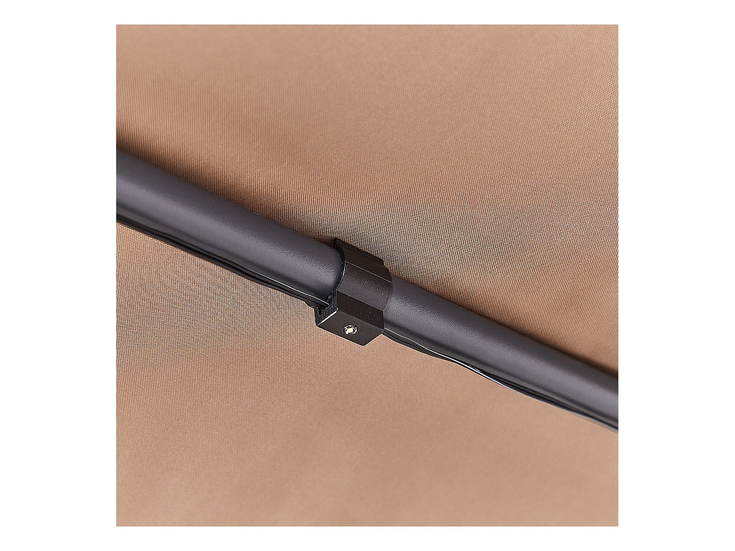 Tonnelle de jardin LED PARGA Métal 310 cm 310 cm Marron