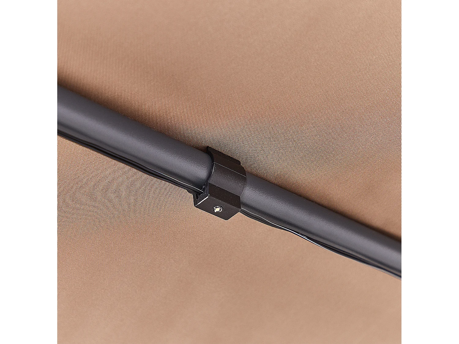 Tonnelle de jardin LED PARGA Métal 310 cm 310 cm Marron