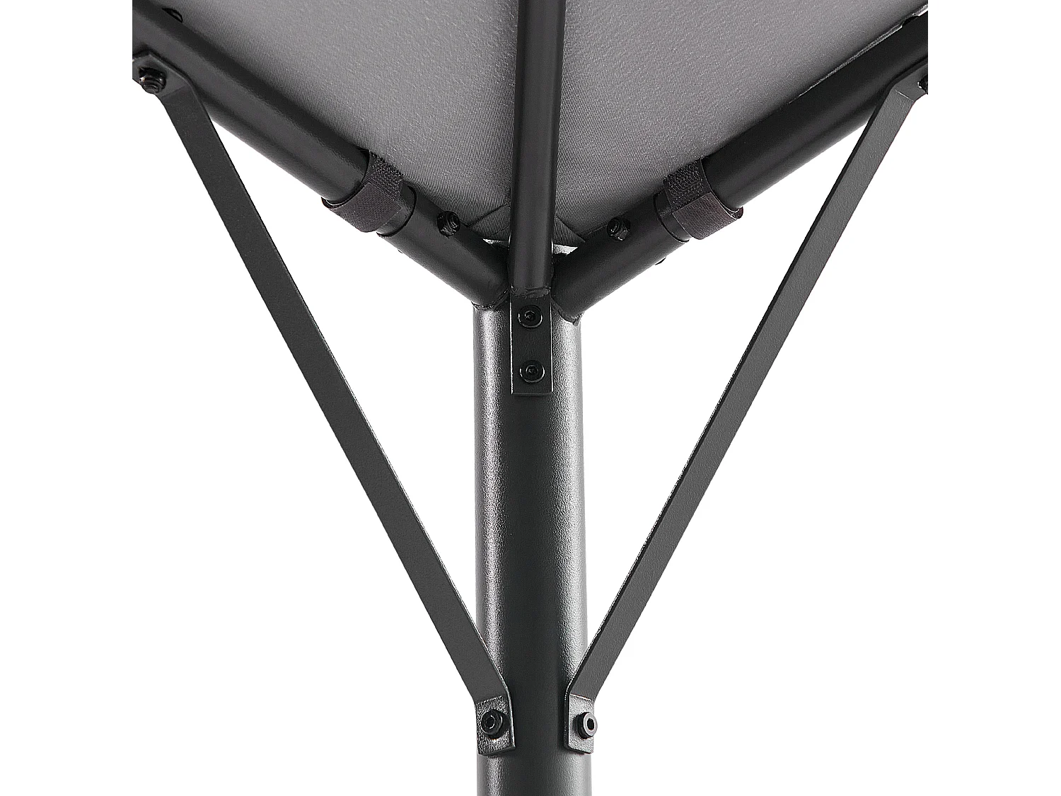 Tonnelle de jardin VOMERO Métal 305 cm 305 cm Gris