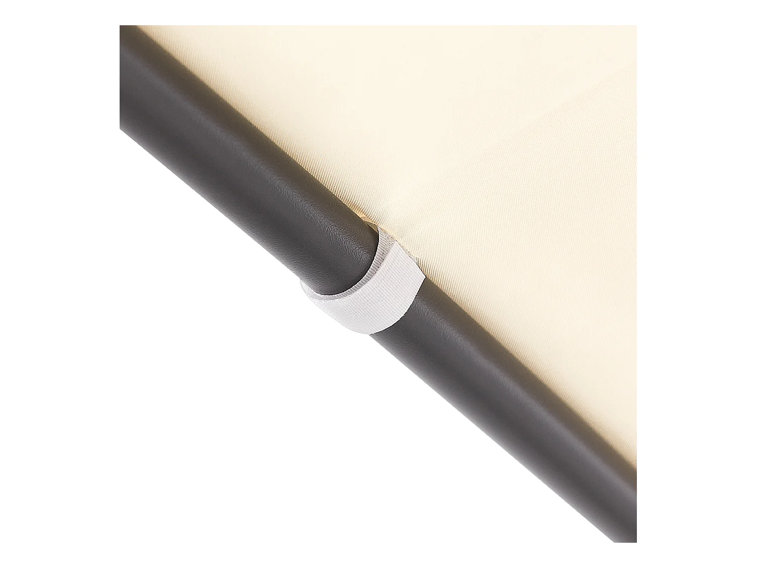 Cenador de metal beige/negro 305 cm VOMERO