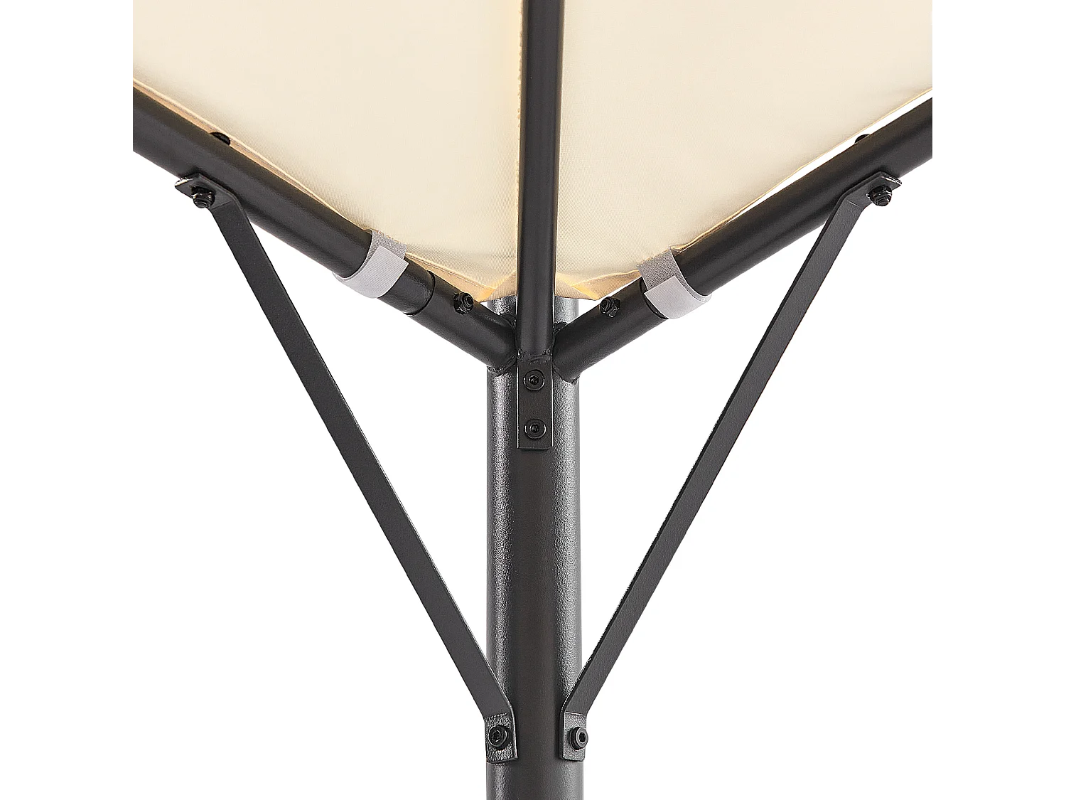 Pawilon ogrodowy VOMERO Metal 305 cm 305 cm Beżowy