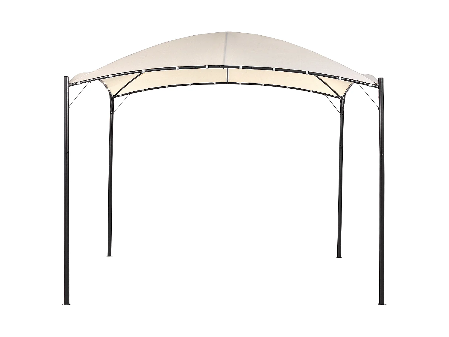 Gazebo VOMERO Metal 305 cm 305 cm Beige
