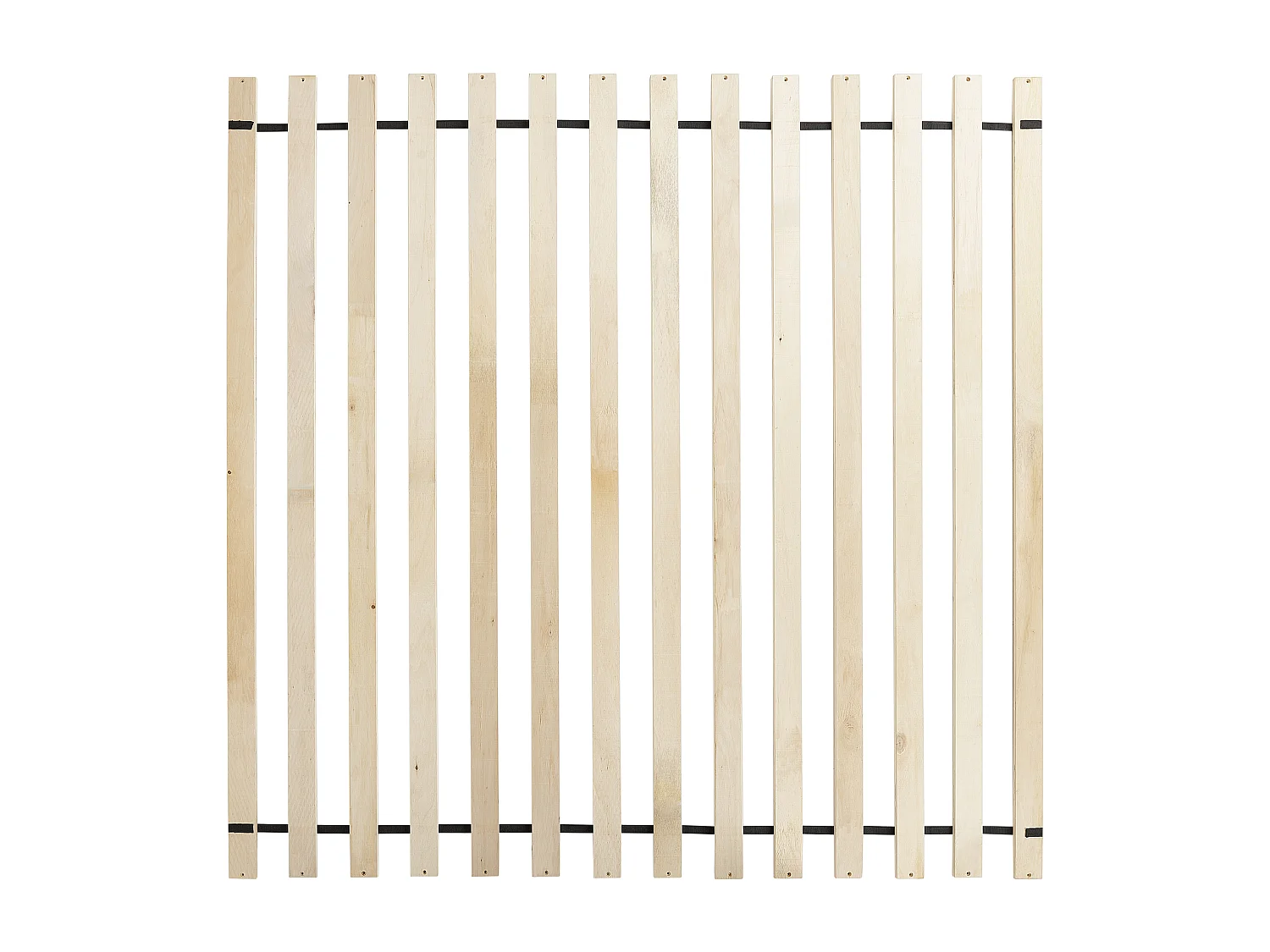 Letto Lino sintetico LESTRE 180 x 200 cm Bianco sporco