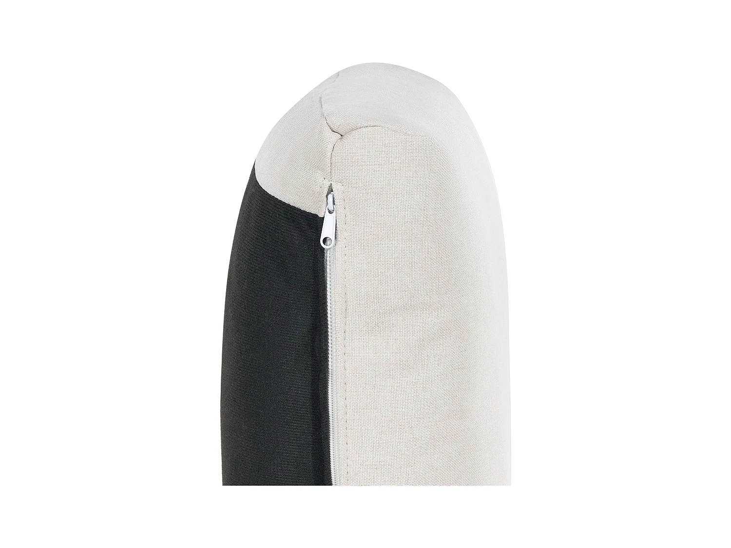 Canapé d'Angle Moderne Modulaire 5 Places Côté droite Pieds Noirs et Tissu Rembourré Beige Clair Unstad