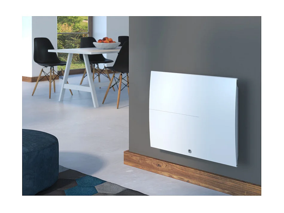 Radiateur électrique 1500W TÉNÉRIFE vertical blanc digital intelligent THERMOR 479318