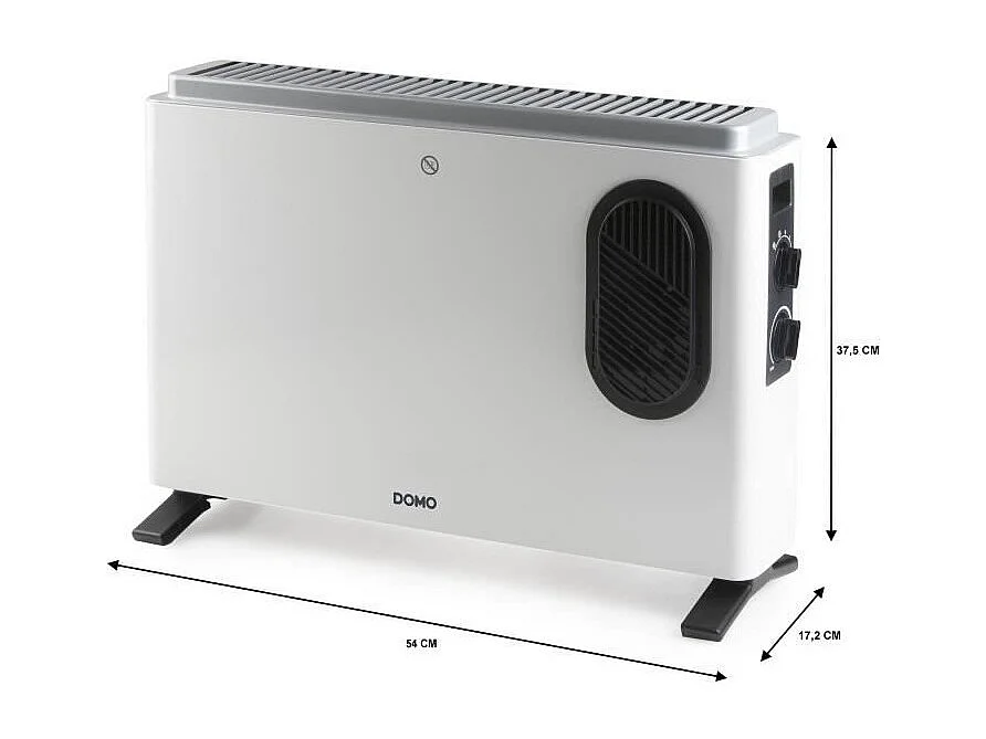 Domo Radiateur convecteur 2000w blanc - DO7351CH