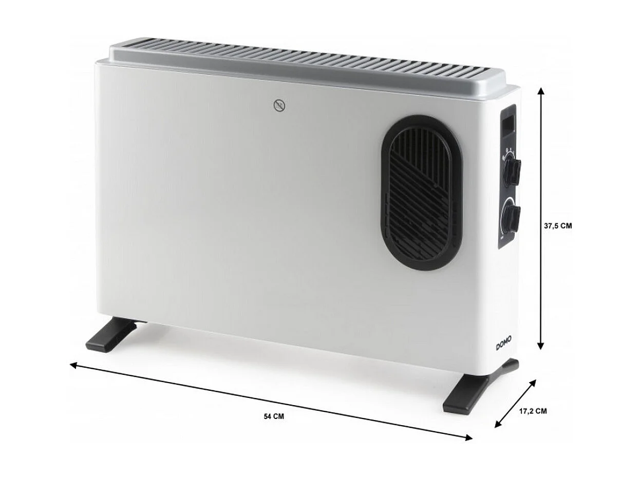 Domo Radiateur convecteur 2000w blanc - DO7351CH