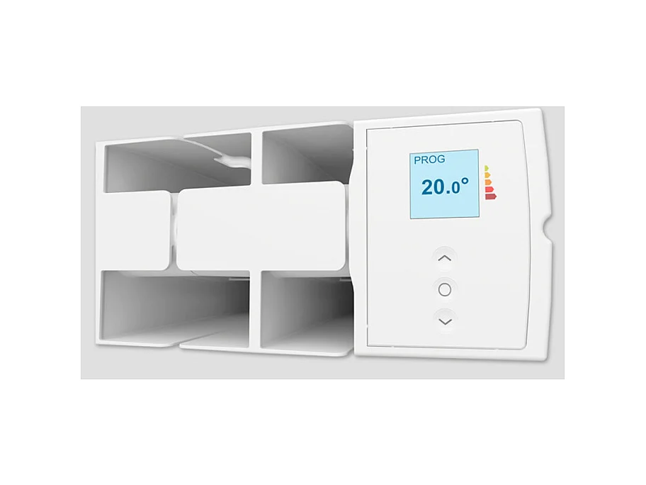 Radiateur électrique ACCESSIO digital horizontal 2000W blanc ATLANTIC 524920