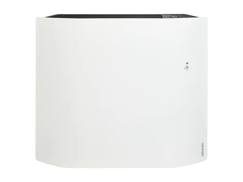 Radiateur électrique connecté lumineux DIVALI horizontal 1250W blanc carat ATLANTIC 507611