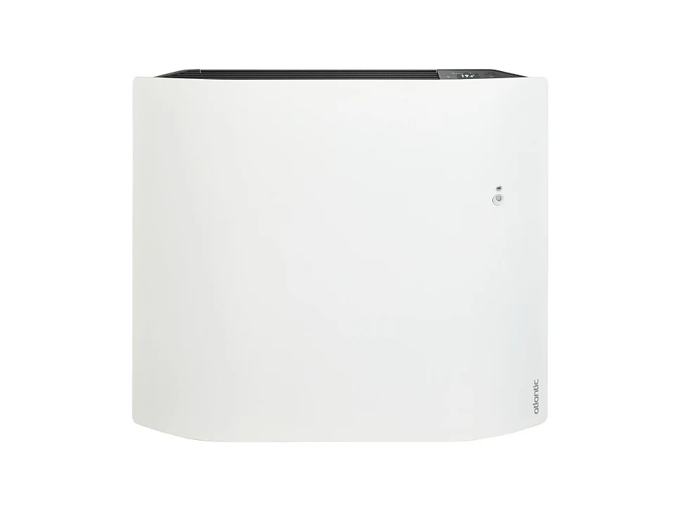 Radiateur électrique connecté lumineux DIVALI horizontal 1250W blanc carat ATLANTIC 507611