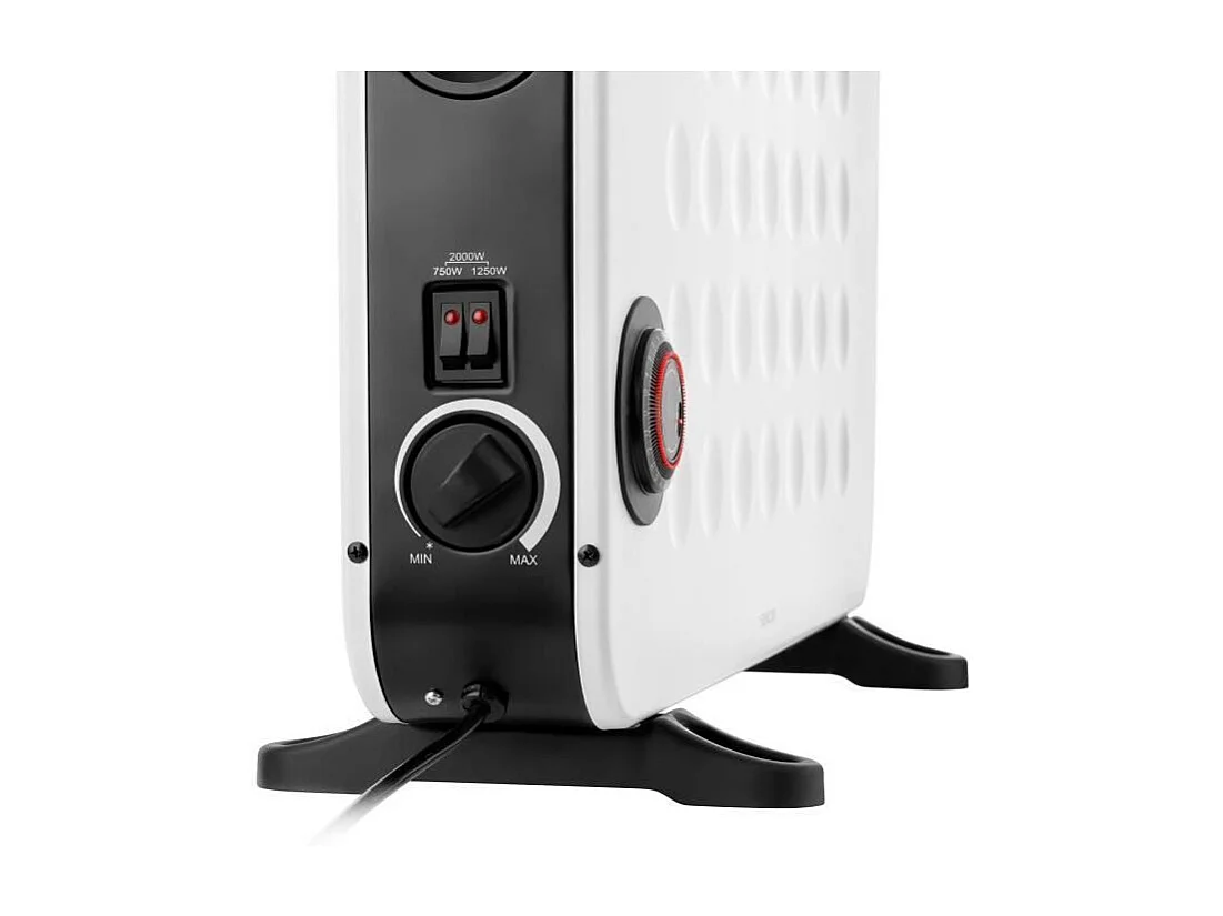 Radiateur - SENCOR - SCF 2100WH - 2000 W - 3 niveaux - Minuterie - Blanc