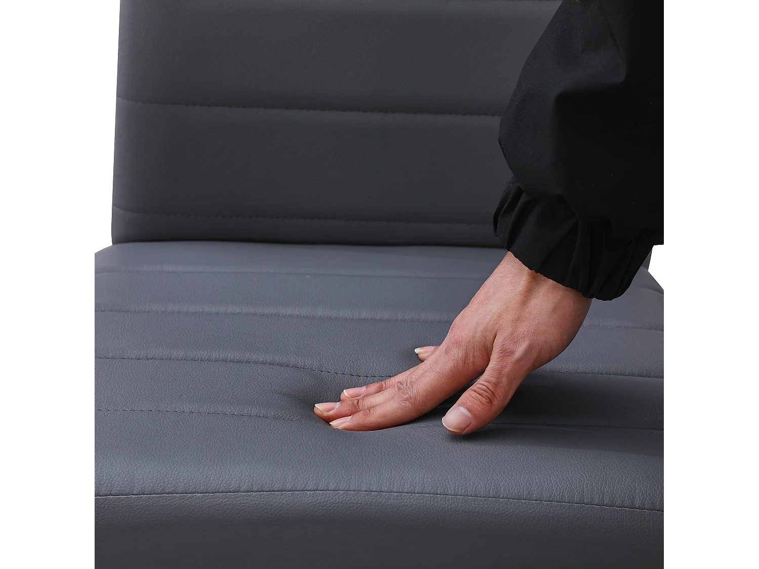 Lot de 4 chaises de salle à manger, gris, chaise de bureau