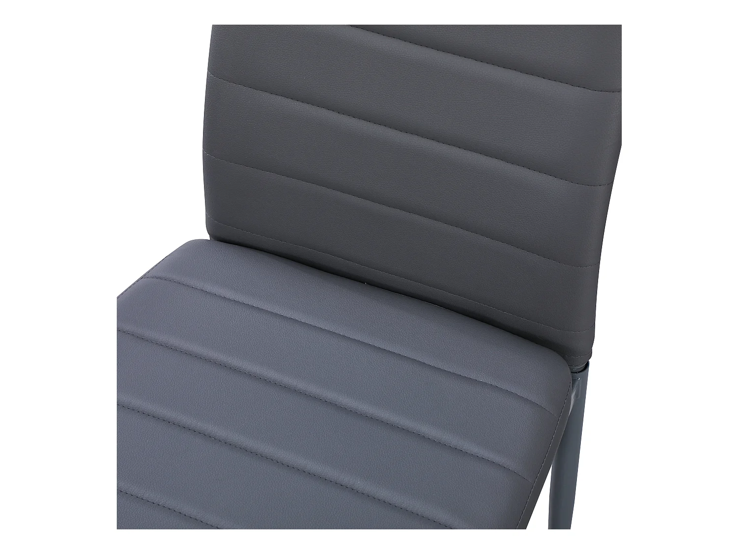 Lot de 6 chaises de salle à manger, gris, chaise de bureau