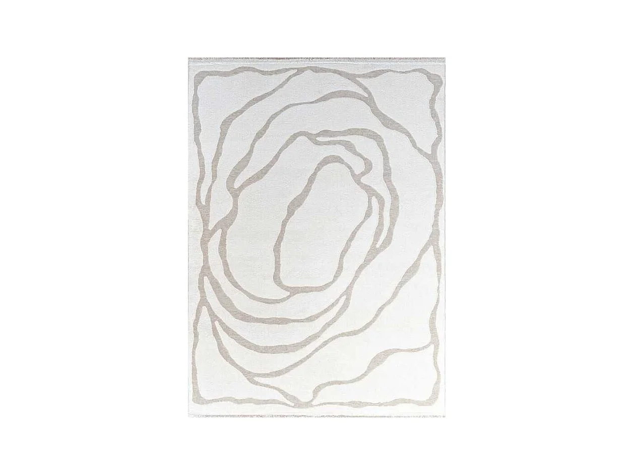Tapis abstrait BORDEAUX 93 Blanc 200*290