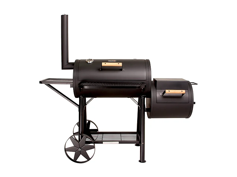 SMOKER YUMA Holzkohlegrill Schwarz