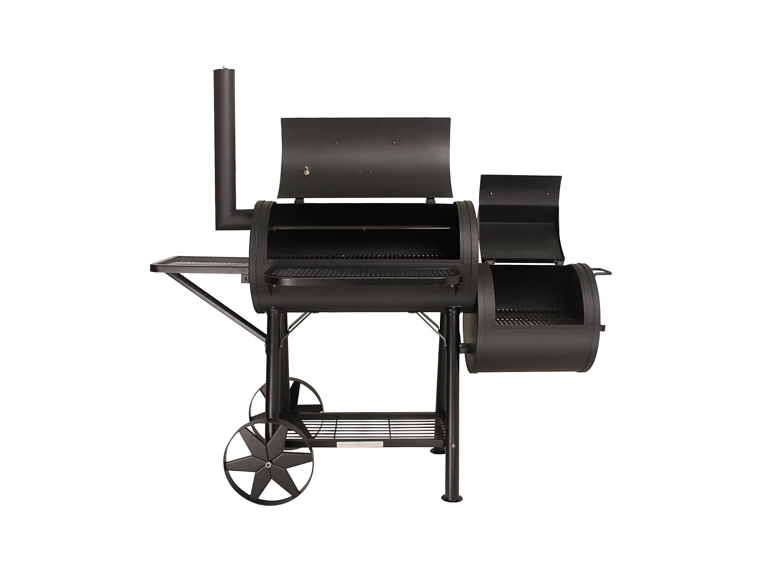 SMOKER YUMA Holzkohlegrill Schwarz