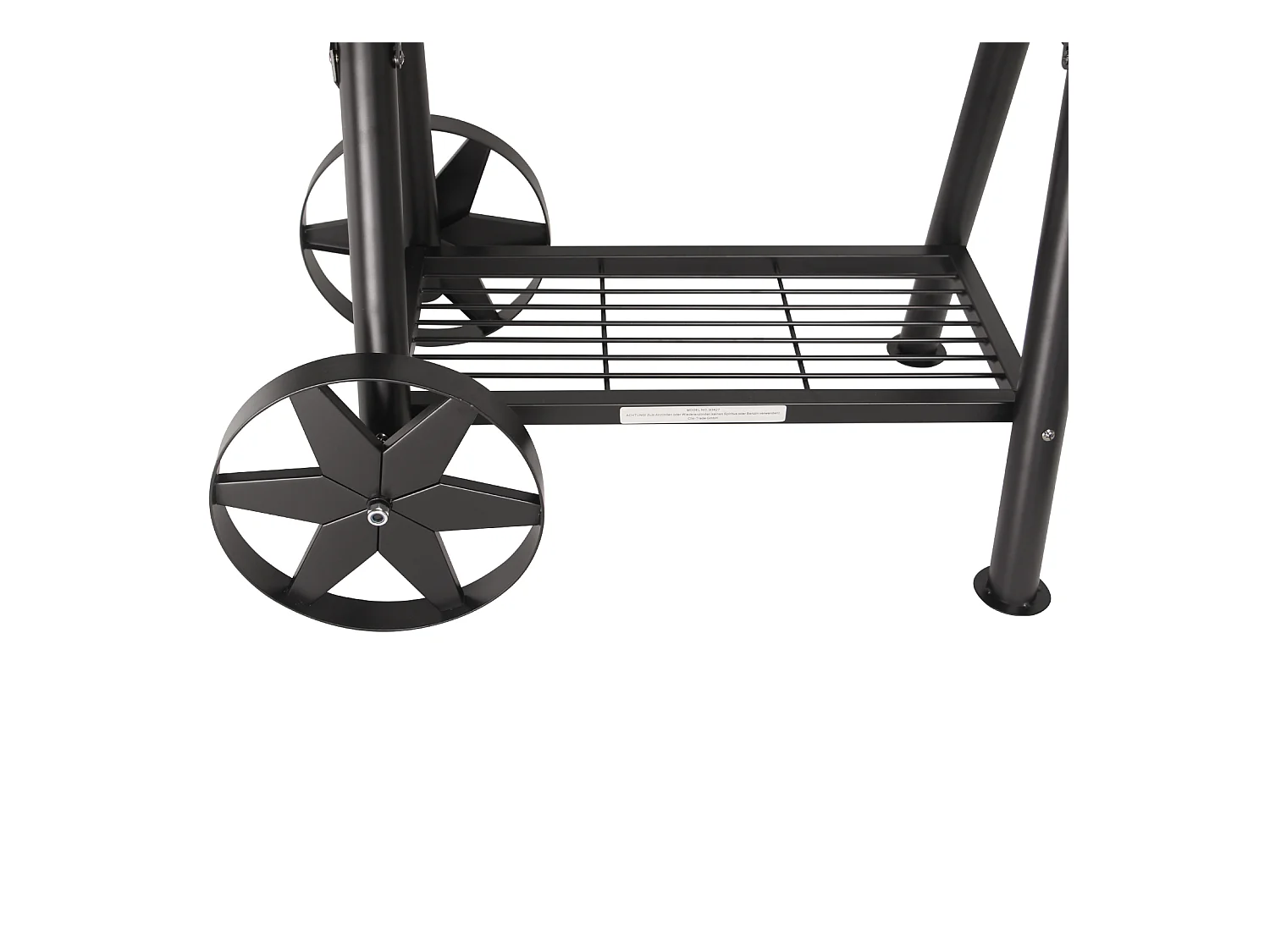 SMOKER YUMA Holzkohlegrill Schwarz