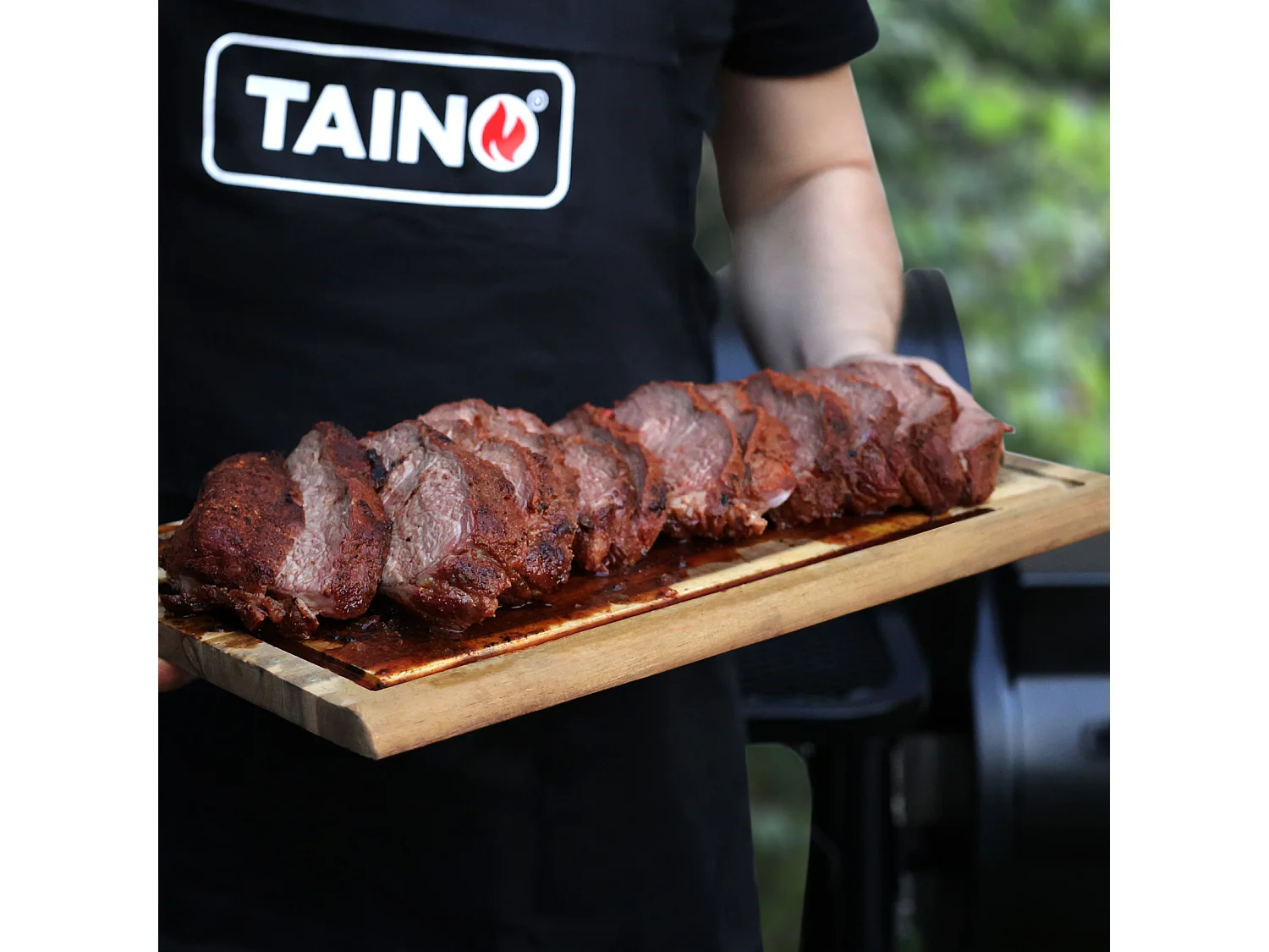 Fumoir massif BBQ BARBECUE grill au charbon de bois 90KG