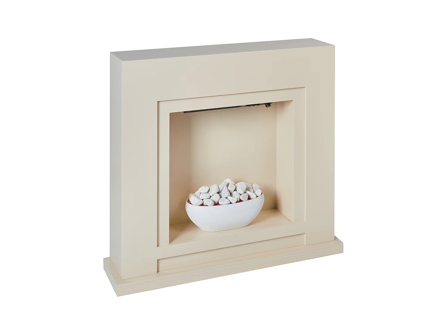 Elektrokamin mit Heizfunktion SAHARA Beige