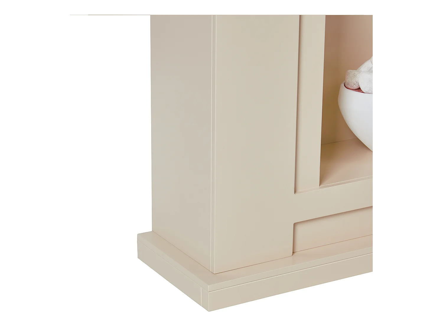 Elektrokamin mit Heizfunktion SAHARA Beige