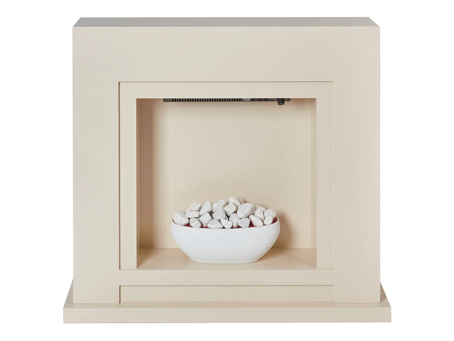 Electric Fireplace Heater SAHARA Beige