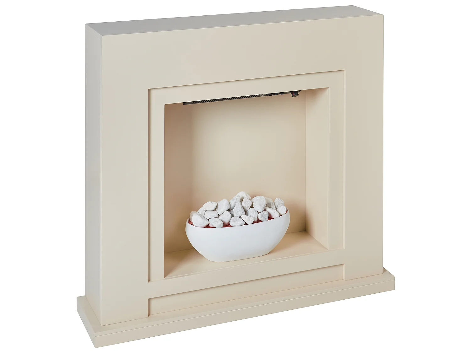 Electric Fireplace Heater SAHARA Beige