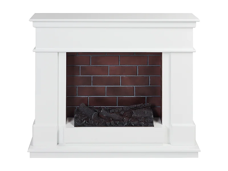 Elektrokamin mit Heizfunktion NAMIB mit Fernbedienung Weiss