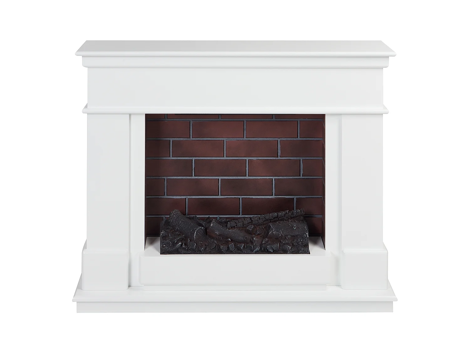 Elektrokamin mit Heizfunktion NAMIB mit Fernbedienung Weiss