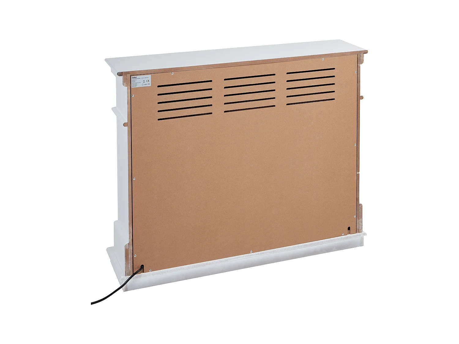 Elektrokamin mit Heizfunktion NAMIB mit Fernbedienung Weiss