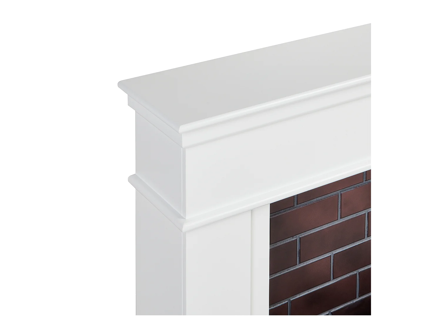 Elektrokamin mit Heizfunktion NAMIB mit Fernbedienung Weiss