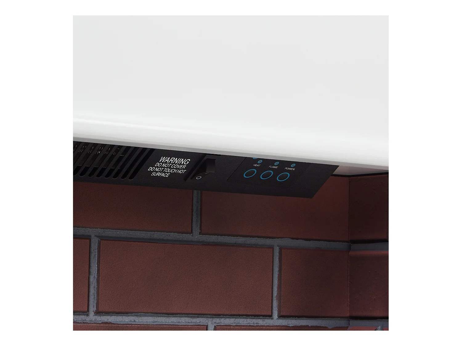 Elektrokamin mit Heizfunktion NAMIB mit Fernbedienung Weiss