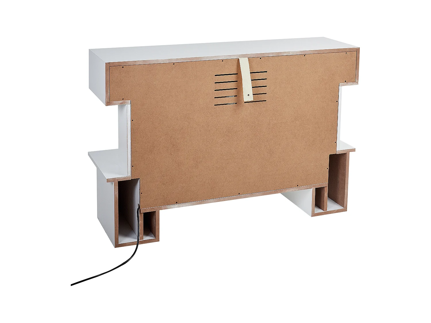 Elektrokamin mit Heizfunktion KALAHARI mit Fernbedienung Weiss