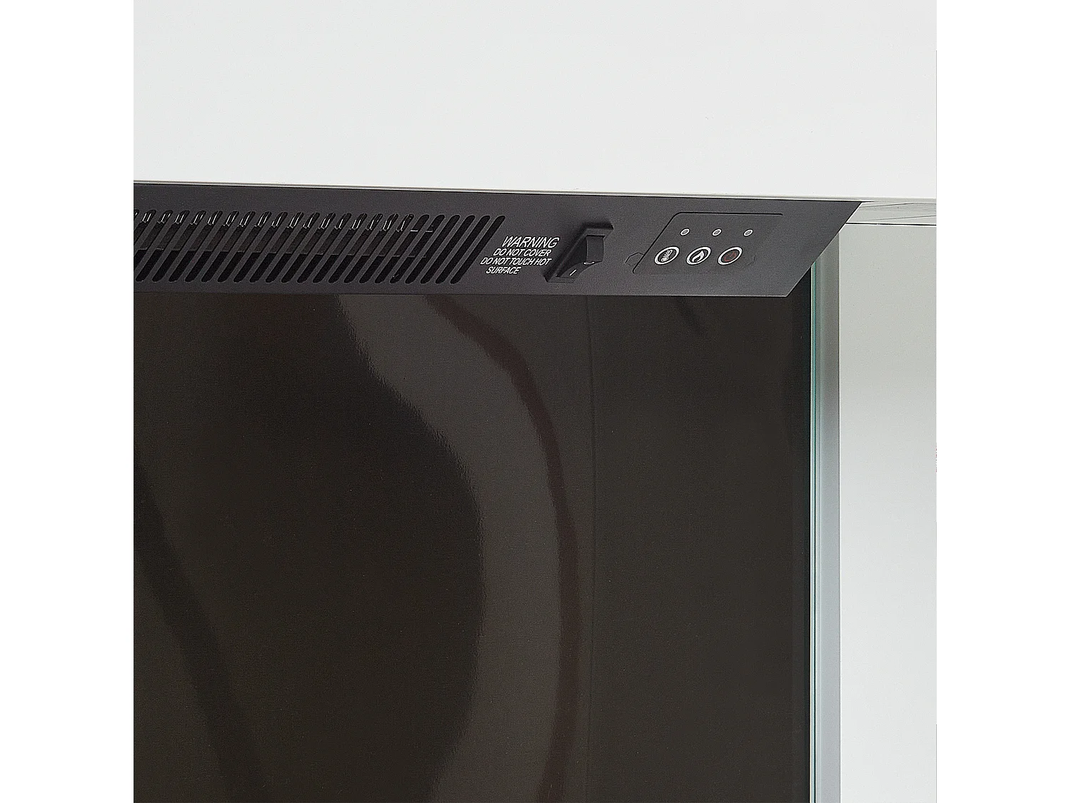 Chauffage de cheminée électrique KALAHARI Avec télécommande Blanc