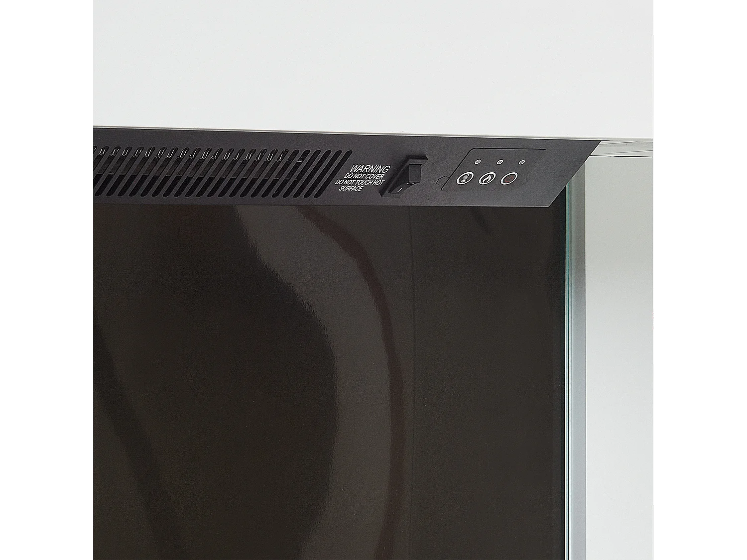 Chauffage de cheminée électrique KALAHARI Avec télécommande Blanc