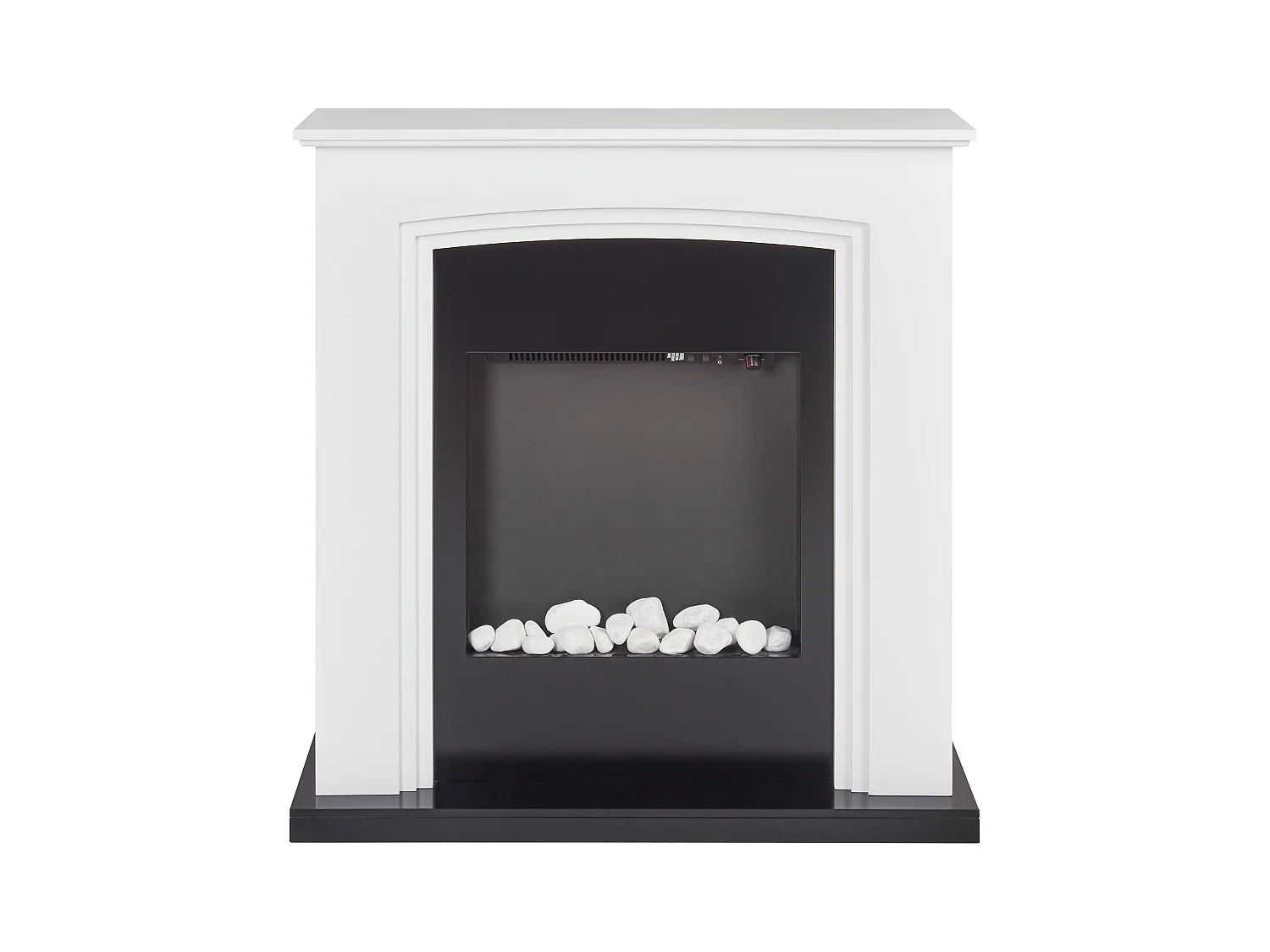 Chauffage de cheminée électrique NYIRI Blanc