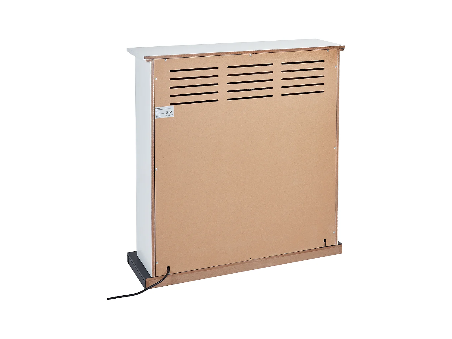 Chauffage de cheminée électrique NYIRI Blanc