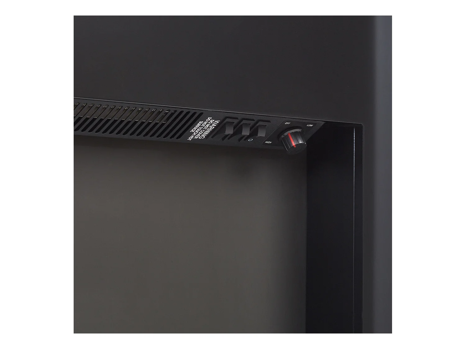 Chauffage de cheminée électrique NYIRI Blanc