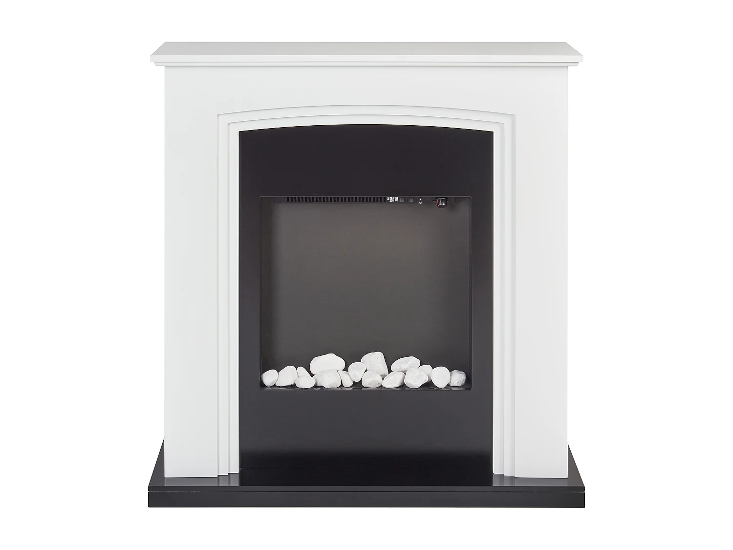 Chauffage de cheminée électrique NYIRI Blanc