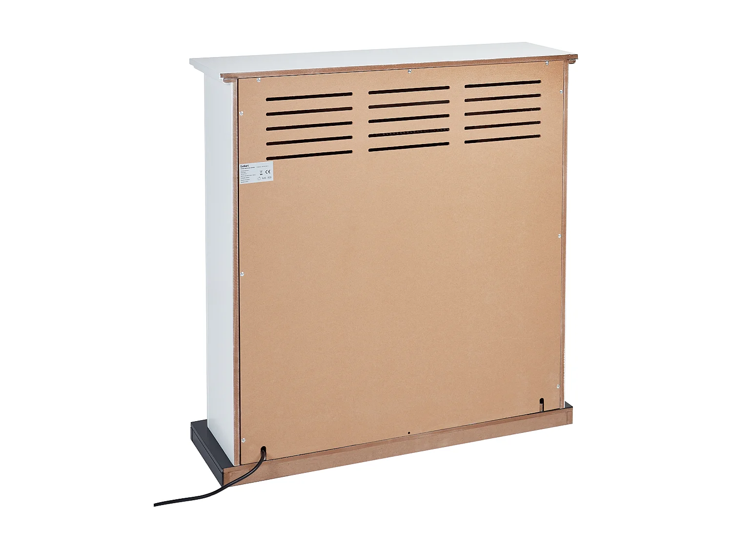 Chauffage de cheminée électrique NYIRI Blanc